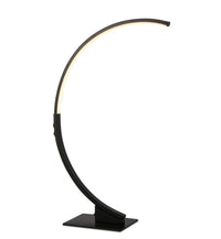 Lampe de table Zeus de 24 po noir mat à DEL