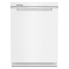 Lave-vaisselle encastré Whirlpool de 24 po et de 47 dBA avec commandes sur le dessus - blanc - WDTA50SAKW