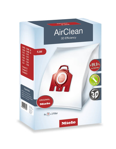 Miele AirClean 3D Efficiency FJM 4-Pack Dustbags - 10123220