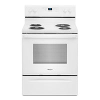Cuisinière électrique Whirlpool de 4,8 pi³ avec autonettoyage - blanche - YWFC315S0JW