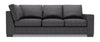 Sofa de droite pour rallonge Track de la collection Sofa Lab - Luxury Charcoal