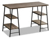 Bureau Jonnie de 47,25 po avec pattes de type chevalet - taupe