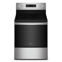 Cuisinière électrique Whirlpool de 5,3 pi³ avec friture à air et autonettoyage - acier inoxydable ré…