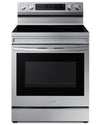 Cuisinière intelligente électrique amovible Samsung de 6,3 pi³ avec friture à air - acier inoxydable - NE63A6711SS/AC