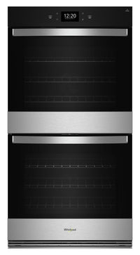 Four mural double électrique Whirlpool de 8,6 pi³ et de 27 po avec convection véritable - acier inox…