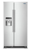 Réfrigérateur Maytag de 25 pi³ et de 36 po à compartiments juxtaposés - acier inoxydable résistant aux traces de doigts - MSS25C4MGZ
