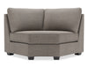Fauteuil courbé en coin Roll de la collection Sofa Lab - Luna Smoke