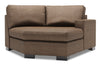 Fauteuil Cuddler de droite Track de la collection Sofa Lab - Luna Praline