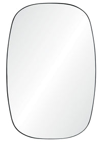 Miroir ovale noir - 24 po x 36 po