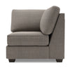 Fauteuil carré en coin Roll de la collection Sofa Lab - Luna Smoke