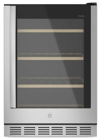 Réfrigérateur Profile de 5,1 pi³ et de 24 po avec zone de boissons Beverage CenterMC - acier inoxyda…