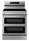 Cuisinière intelligente électrique amovible Samsung de 6,3 pi³ avec friture à air - acier inoxydable - NE63A6751SS/AC