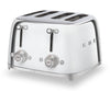 Grille-pain Smeg à fentes longues pour 4 tranches - TSF03SSUS