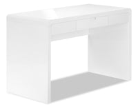 Bureau Hobson de 47,25 po - blanc lustré