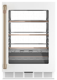 Réfrigérateur Café de 5,1 pi³ et de 24 po avec zone de boissons Beverage CenterMC - blanc - CCP06BP4…