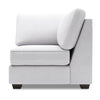Fauteuil carré en coin Roll de la collection Sofa Lab - Pax Ice