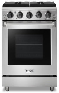 Cuisinière amovible à gaz 24 po Thor Kitchen de 3,7 pi³ - LRG2401