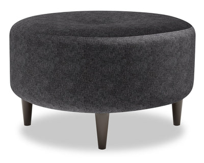 Sofa Lab The Curve Ottoman - Luxury Charcoal