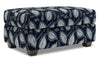 Pouf de rangement personnalisable The Trunk de Sofa Lab de 39 po fabriqué au Canada en tissu - Midnight multicolore
