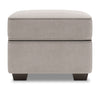 Pouf personnalisable Roll de Sofa Lab de 24 po fabriqué au Canada en tissu d’apparence lin - gris Pax Slate