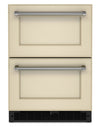 Réfrigérateur-tiroir KitchenAid de 4,3 pi³ et de 24 po sous le comptoir à tiroirs - panneau personnalisable - KUDR204KPA