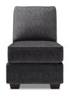 Fauteuil sans accoudoirs Roll de la collection Sofa Lab - Luxury Charcoal