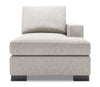 Fauteuil long de gauche Track de la collection Sofa Lab - Luxury Silver