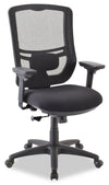 Chaise de bureau Dante de Tempur-Pedic de 26,4 po - noire avec dossier à mailles