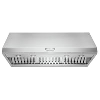 Hotte de cuisinière murale à pavillon KitchenAid de 48 po de style commercial - KVWC908KSS