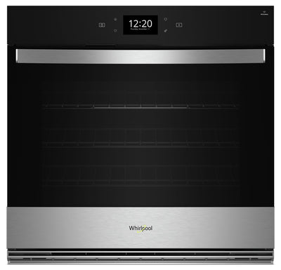 Whirlpool 30" 4.3 Cu. Ft. Electric Single Wall Oven with True Convection - Fingerprint Resistant Sta… | Four mural simple électrique Whirlpool de 4,3 pi³ et de 30 po avec convection véritable - acier inox…
