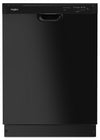 Lave-vaisselle encastré Whirlpool de 24 po et de 57 dBA avec commandes à l’avant - noir - WDF341PAPB