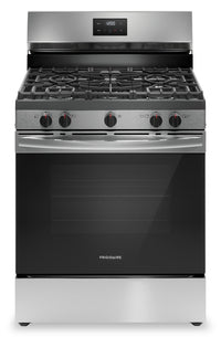 Cuisinière à gaz Frigidaire de 5,1 pi³ avec ébullition rapide et surface de cuisson à 5 brûleurs - a…