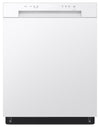 Lave-vaisselle encastré LG à 52 dBA de 24 po avec commandes à l’avant et système Dynamic DryMC - blanc - LDFC2423W
