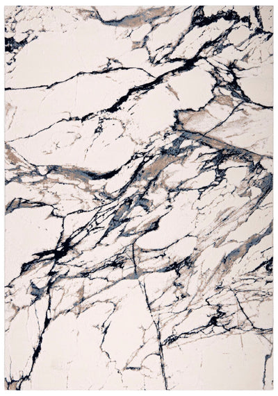 Rowann Blue Area Rug - 5'3" x 7'6"