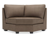 Fauteuil courbé en coin Roll de la collection Sofa Lab - Luna Praline