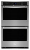 Four mural double électrique Maytag de 8,6 pi³ et de 27 po avec convection véritable - acier inoxydable résistant aux traces de doigts - MOED6027LZ