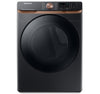 Sécheuse électrique Samsung de 7,5 pi³ avec vapeur - acier inoxydable noir - superposable - DVE50BG8300VAC