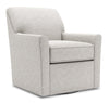 Fauteuil d’appoint pivotant Sofa Lab personnalisable de 31 po fabriqué au Canada en tissu - argenté Luxury Silver