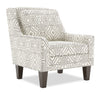 Fauteuil d’appoint club Sofa Lab personnalisable de 29 po fabriqué au Canada en tissu avec pattes en bois - Greystone multicolore