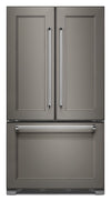 Réfrigérateur KitchenAid de 22 pi³ et de 36 po à portes françaises - panneau personnalisable - KRFC302EPA