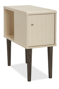 Table de fauteuil Torry de 11,5 po avec armoire - ivoire