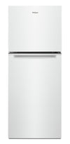 Réfrigérateur Whirlpool de 11,6 pi³ et de 24 po à congélateur supérieur - blanc - WRT312CZJW
