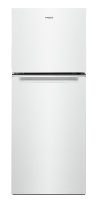 Réfrigérateur Whirlpool de 11,6 pi³ et de 24 po à congélateur supérieur - blanc - WRT312CZJW