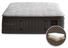 Ensemble matelas semi-ferme plateau-coussin divisé Princedale de Stearns & Foster pour grand lit