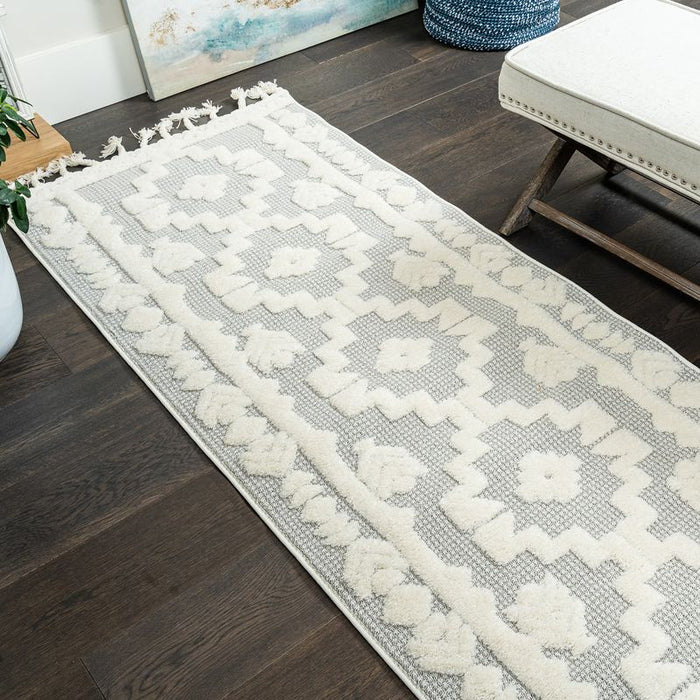 Carpette à poil long Quinto Tres Moroccan - 2 pi 7 po x 8 pi