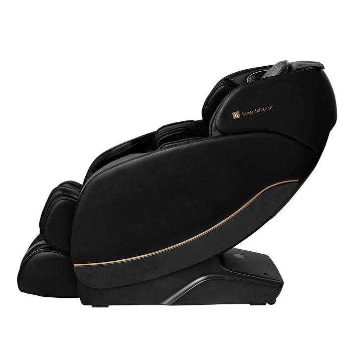 Fauteuil de massage Inner Balance Jin 2.0 avec rail de massage en forme de S et L - noir
