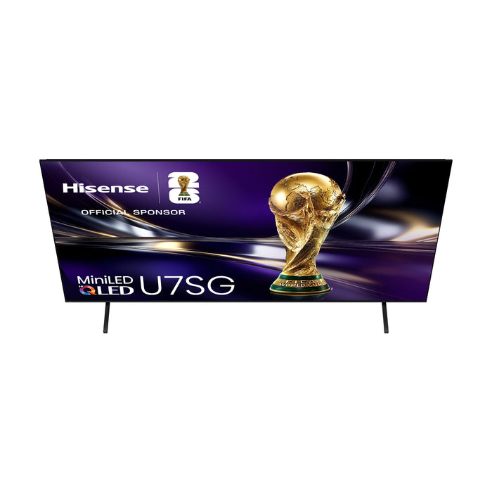 Téléviseur QLED Hisense U7SG UHD 4K de 100 po avec Mini DEL, IA et (écran) antireflet (100U7SG) - modèle 2026