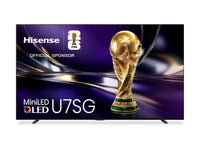 Téléviseur QLED Hisense U7SG UHD 4K de 100 po avec Mini DEL, IA et (écran) antireflet (100U7SG) - modèle 2026