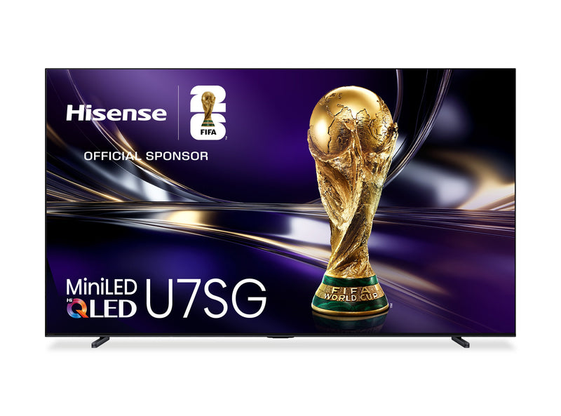 Téléviseur QLED Hisense U7SG UHD 4K de 100 po avec Mini DEL, IA et (écran) antireflet (100U7SG) - modèle 2026
