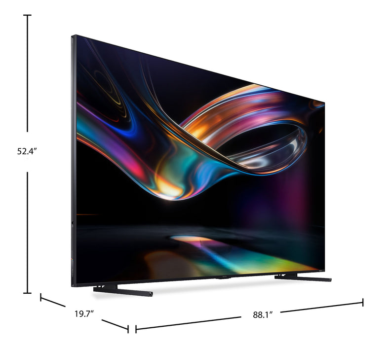 Téléviseur QLED Hisense de 100 po avec technologie RGB Mini DEL (100UR9SG) - modèle 2026 